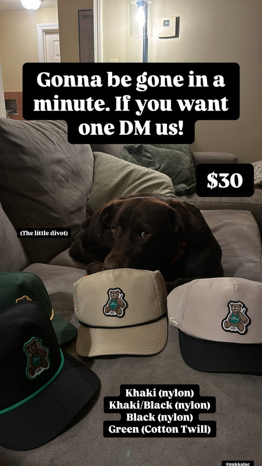 Divots Teddy Bear Logo (Khaki)