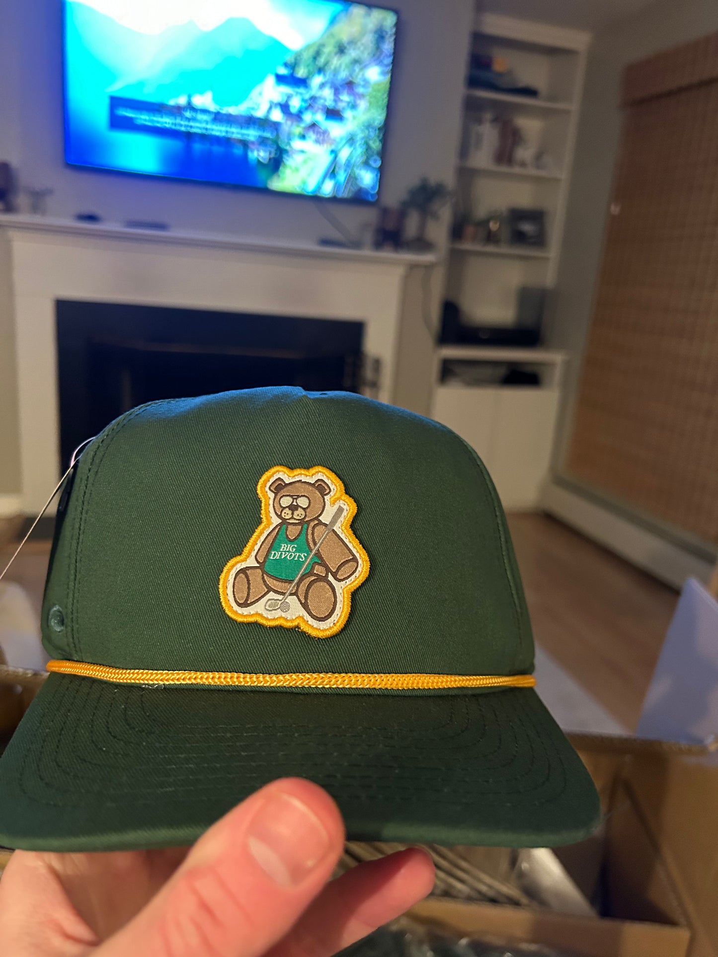 Divots Teddy Bear Logo (Khaki)