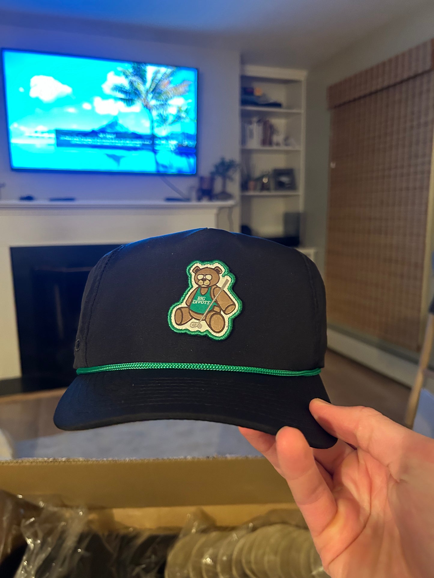 Divots Teddy Bear Logo (Khaki)